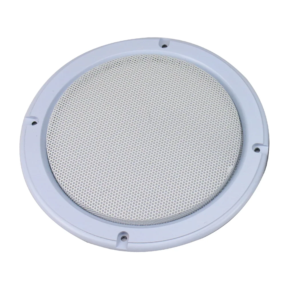 GHXAMP 4 inch 6.5 inch Speaker Cover White Grill Mesh Protective Cover For Ceiling Speaker Car Subwoofer Loudspeaker 2pcs