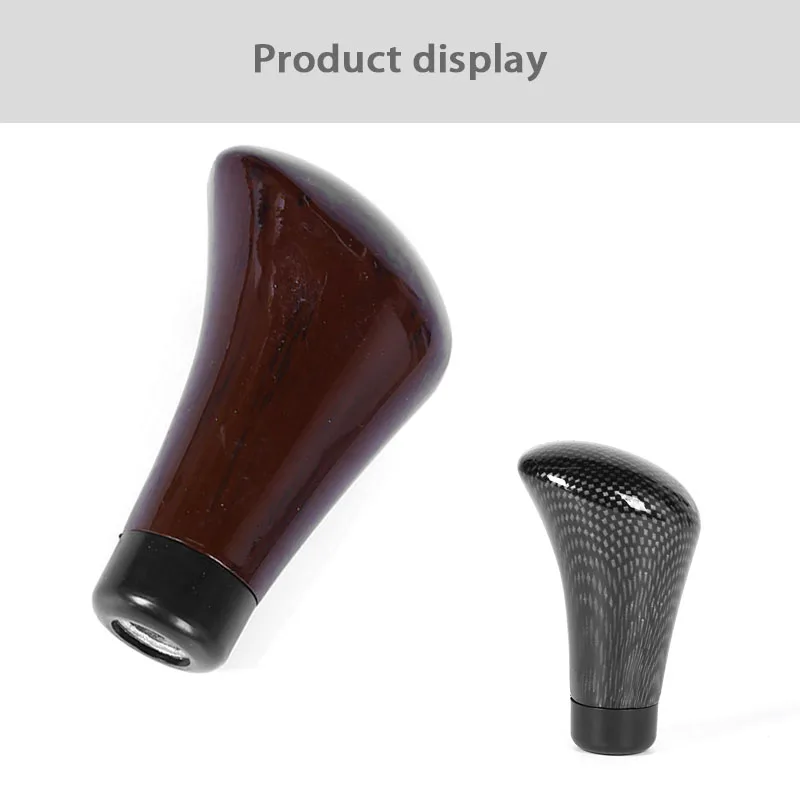 OVERE NEW 1PC Carbon Fiber Car Gear Knob Shift Lever Cover For Hyundai Solaris creta IX25 Suzuki Swift SX4 Lada Vesta Granta