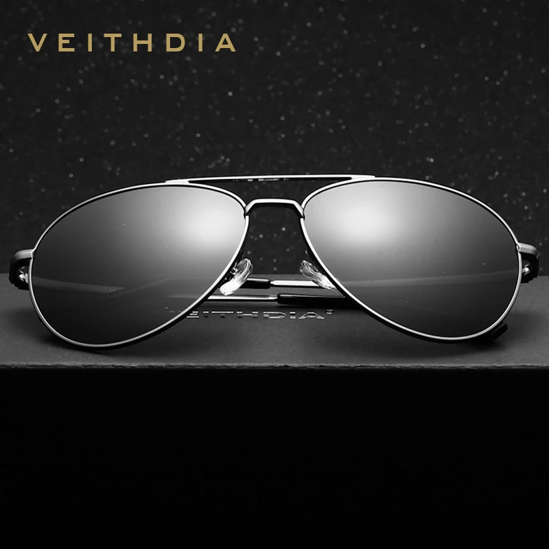 VEITHDIA Sunglasses Unisex Fashion Men Women Outdoor Sun Glasses Polarized UV400 Coating Mirror Eyewear For Male/Female 2736