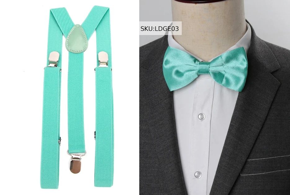 Hosenträger Fliege Set Männer Mode Suspensorio für Mann Junge Frauen Bowtie Hosenträger Hosen Tirantes Hochzeit Freizeit Hemd Bleibt – Detail 4