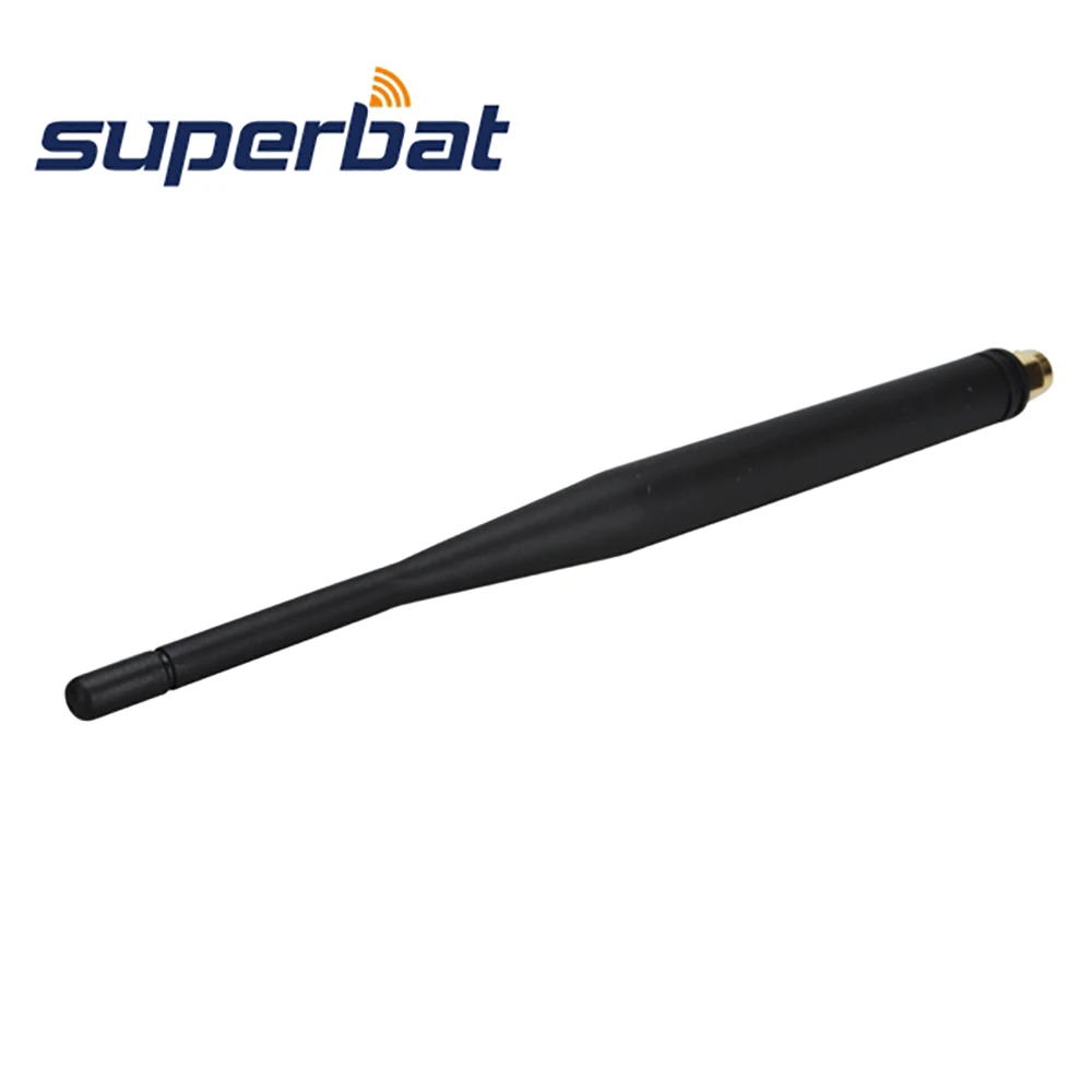 Superbat 3dbi 868Mhz Aerial Rubber Signal Booster Antenna 50 ohm 60W Input SMA Male Straight Connector for Ham Radio