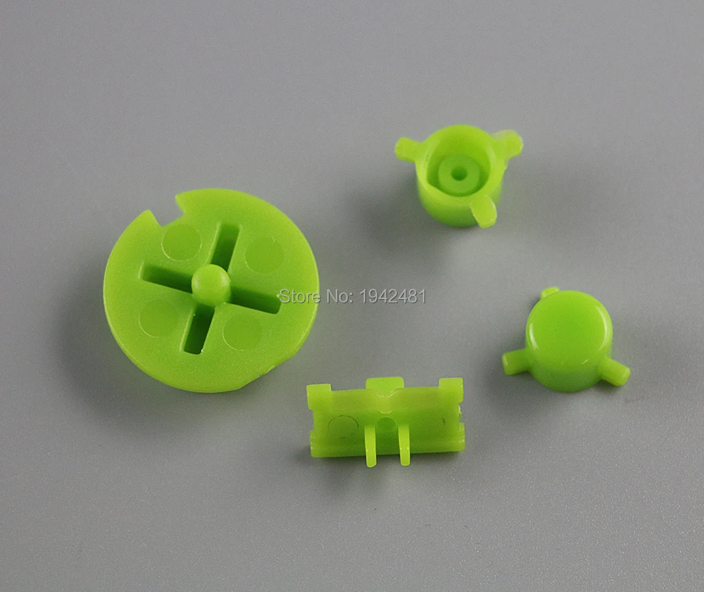 10 conjuntos de teclados de botões A B para Gameboy Pocket GBP On Off Power Buttons D Pads Power Buttons