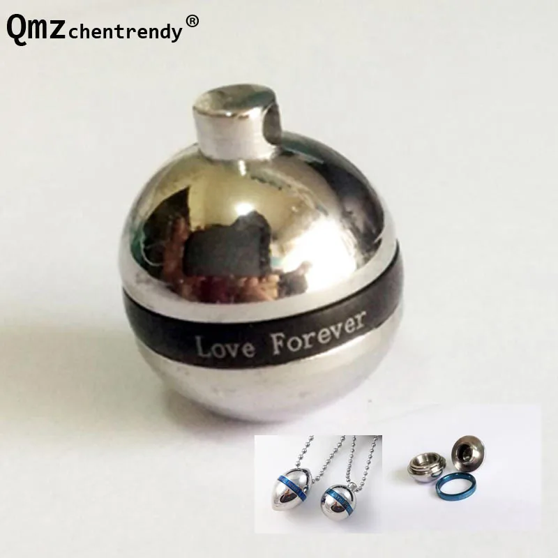 

316L Stainless Steel ' Love forever ' Ball Oval olive Pendants Necklaces Cremation funeral Ashes Urn Memorial Necklace jewelry