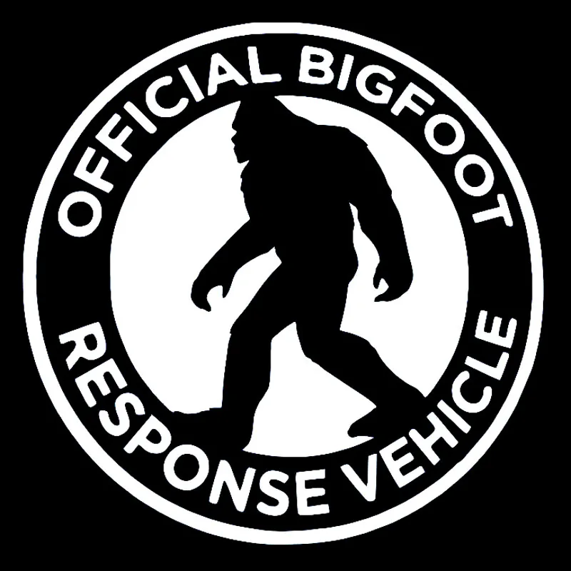 YJZT 16CMX16CM Fashion Big Foot Response Team Vinyl Decal Car Sticker ZOMBIE Car-styling Accessories S8-1173