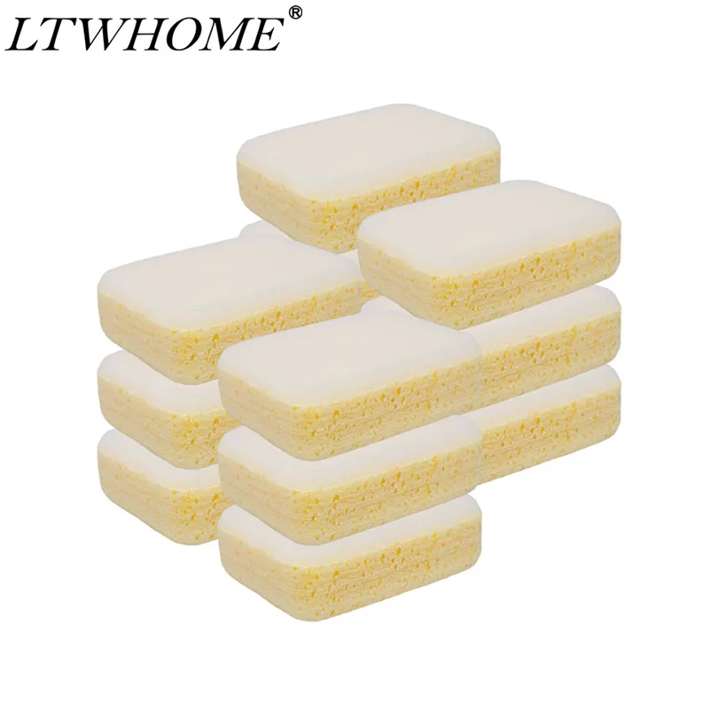 LTWHOME Yellow Large Tile Grout Sponge Cleaning and Washing Sponge