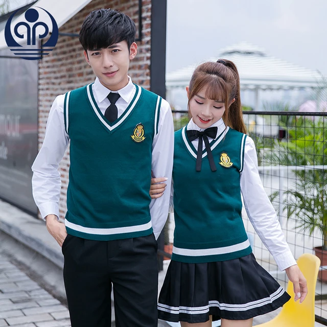 Student School Uniform 4pcs Winter Boy Girls Japanese Students Wear Tenneger College Uniforms Girls Boys Sweater Costume D 0548 School Uniforms AliExpress