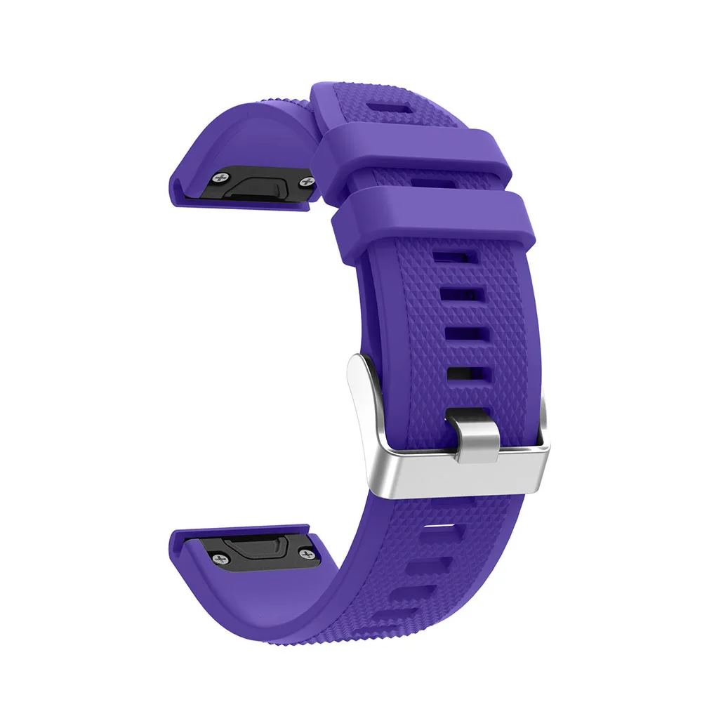 Cinturino di ricambio per cinturino in silicone morbido a 12 colori per Garmin Fenix 5 per cinturino da polso Smart Watch da 22 mm