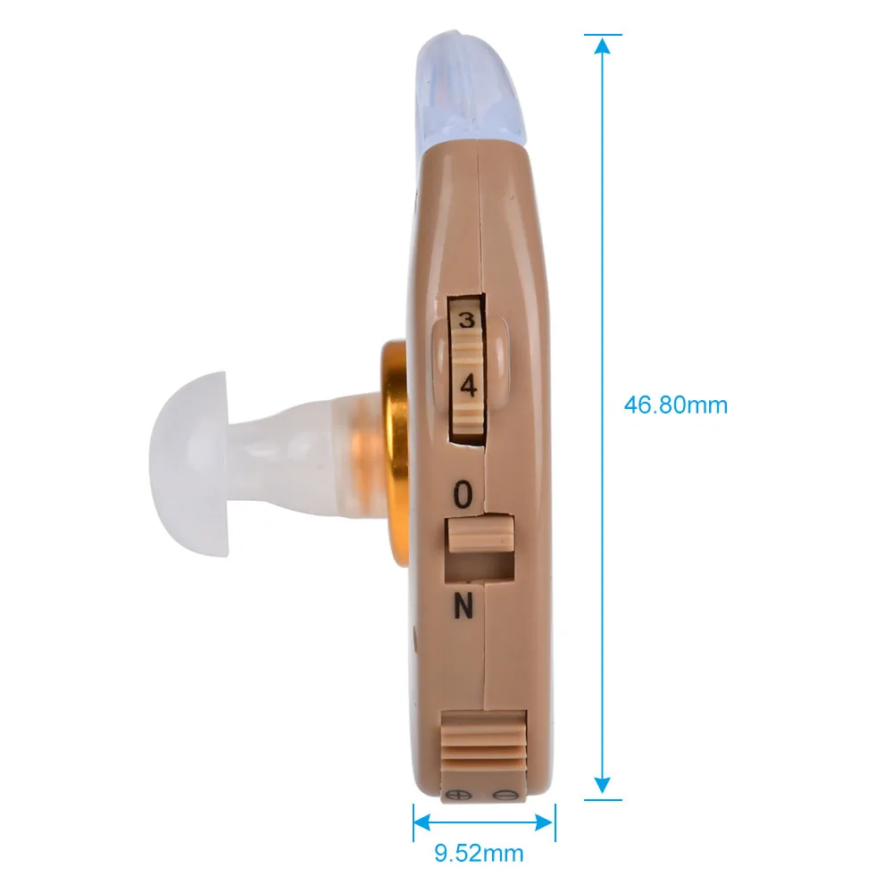 F-189 Digital Hearing Aid Digital Portable Ear Sound Amplifier BTE Small Hearing Aids Ear Care