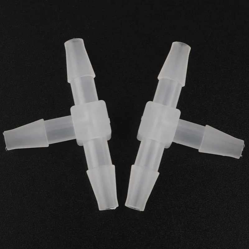 

Wholesale 100pcs 1.6-15.8mm PP Plastic Pagoda Tee Connectors Aquarium Fish Tank Air Pump Fittings Drip Irrigation Hose Joints