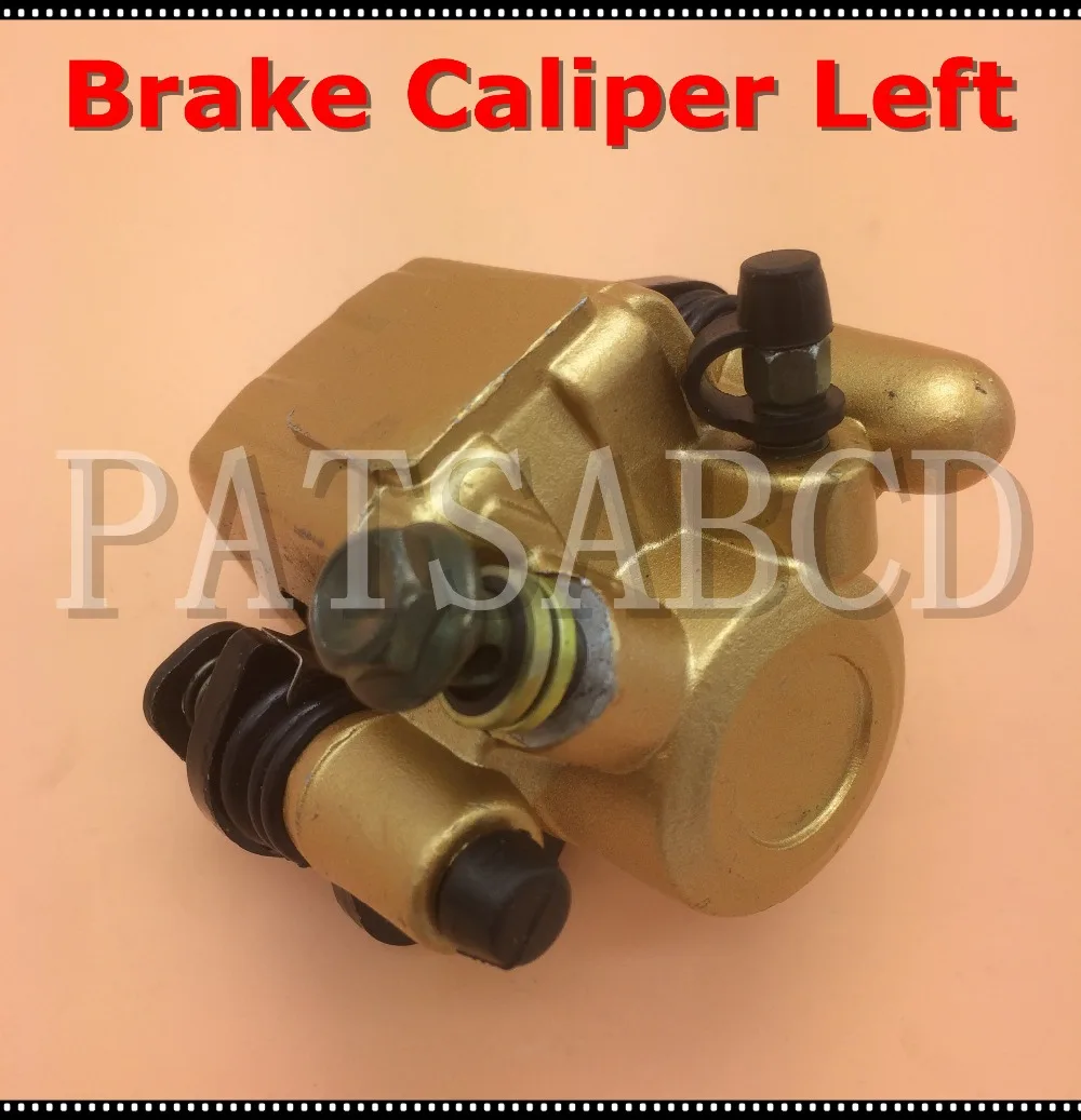 Golden Left Side Brake Caliper 50CC 110C 150CC SUNL Hammerhead Roketa Taotao Kazuma Parts