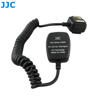 JJC TTL Off Camera Flash Cable Hot Shoe Cord Sync Remote Light Focus Cable for OLYMPUS Panasonic Camera Flashes Replaces FL-CB05