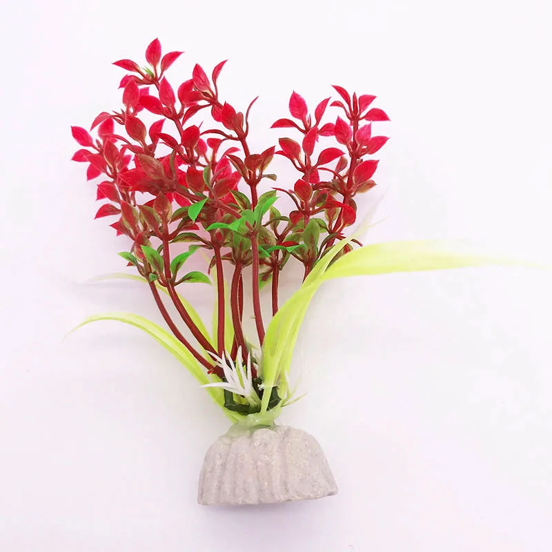 1 pcs Plastic Aquarium Plants Wonder Grass Ornament Decor Landscape for Fish Tank