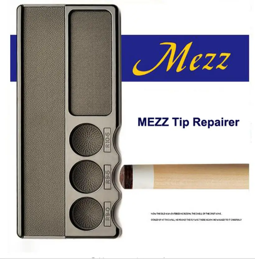 

MEZZ-Billiard Cue Tip Shaper Tool, Repair Tool, Pool Cues Tip Repair Set, Snooker Tip, Multi-function Repair Tools