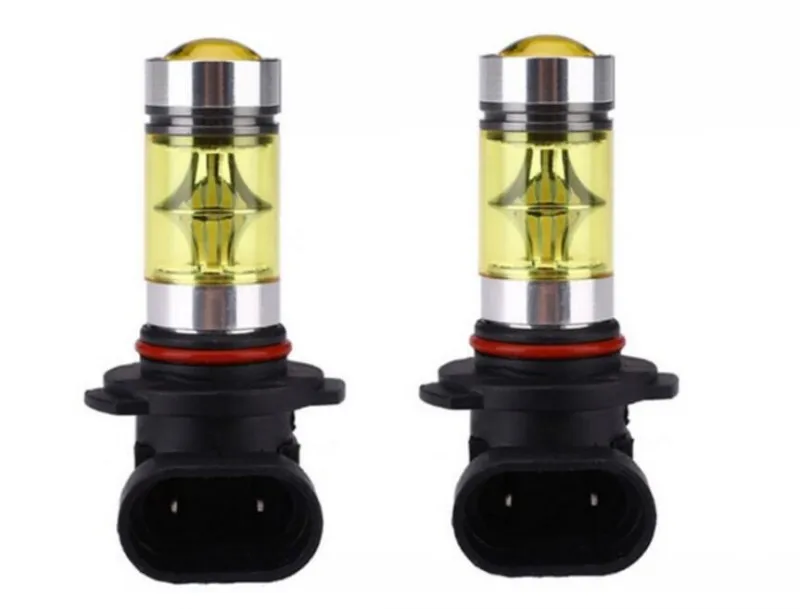 JanDeNing 2PCS  9005/HB3 9006/HB4 H10 20-SMD Car LED Fog Light Bulbs  Daytime Running Light Driving Lamp Bulbs 100W 1000LM 4300K