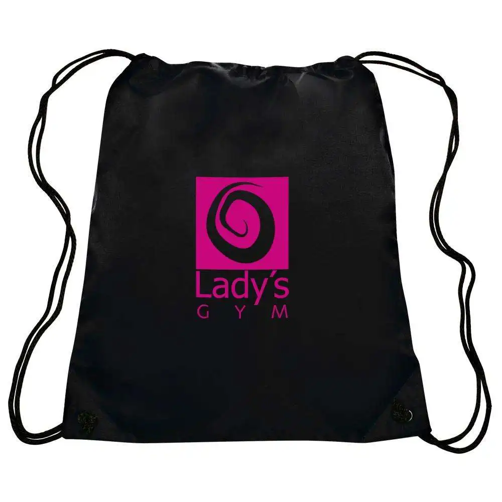 

YOUQU Custom Printing Polyester Drawstring Bag Draw String Bag with custom logo