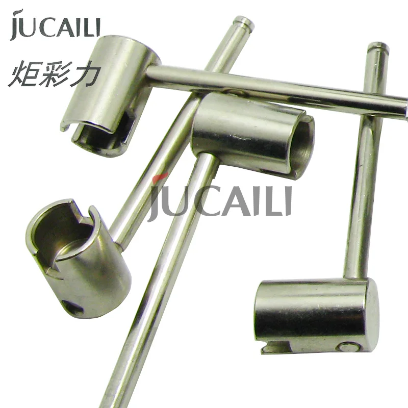 Jucaili printer printhead cleaning 3 ways cleaning valve units assembly with metal hand valve