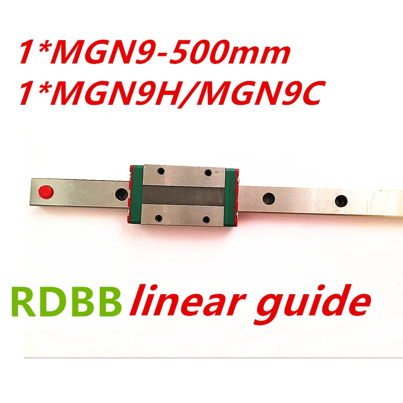 

Promotion new 9mm linear guide MGN9 L= 500mm rail + MGN9H CNC block for 3D printer
