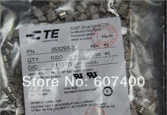 

353293-3 CONN RCPT 3POS 1.5MM 28-26AWG TYCO housings TE AMP housings connectors terminals 100% new and original parts