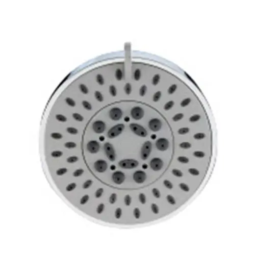 5-Function 4 Inch ABS Rain Shower Head Bathroom Rainfall chrome Showerhead
