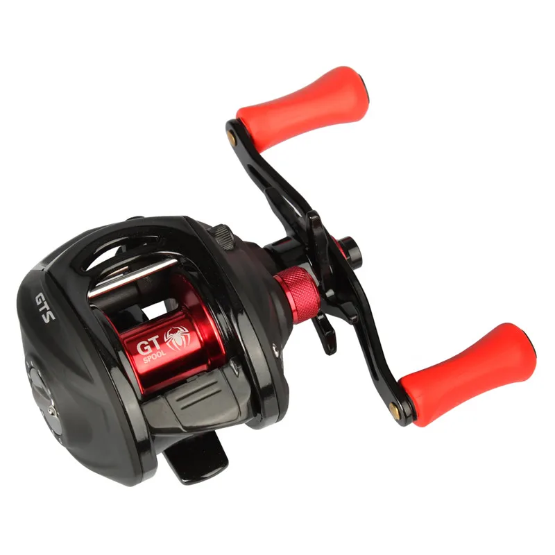 JITAI 11+1BB Baitcasting Fishing Reels 12 Stainless Steel Ball Bearings Fishing Coils Left Right Hand Bait Casting Fishing Wheel