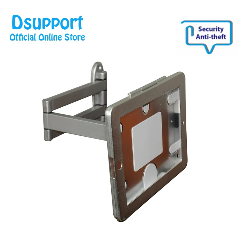 

Customer-Made Aluminum Alloy for 10.1 Inch tablets wall mounted Anti Theft design Display Stand With Security Lock