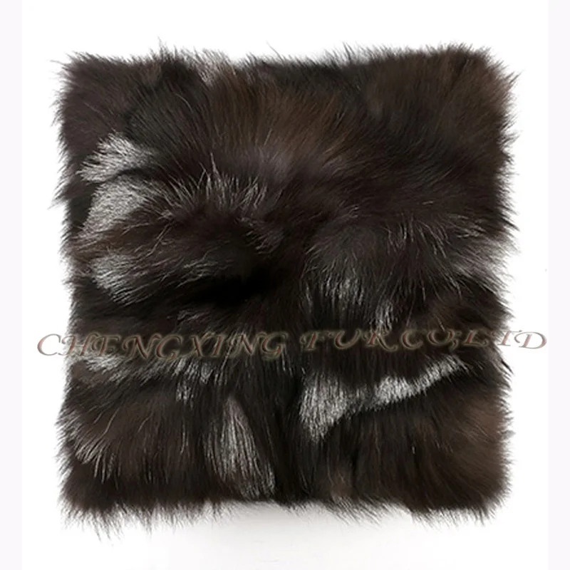 Home Decoration Sofa Cushion Fox Fur Cushion Cover, Patchwork, CX-D-96, New Products, Wholesale, Free Shipping