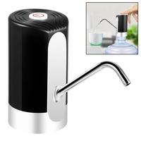 Portable Push-button Wireless Rechargeable Electric Dispenser Water Pump with USB Cable for 4.5L - 18.9L Barrelled Water