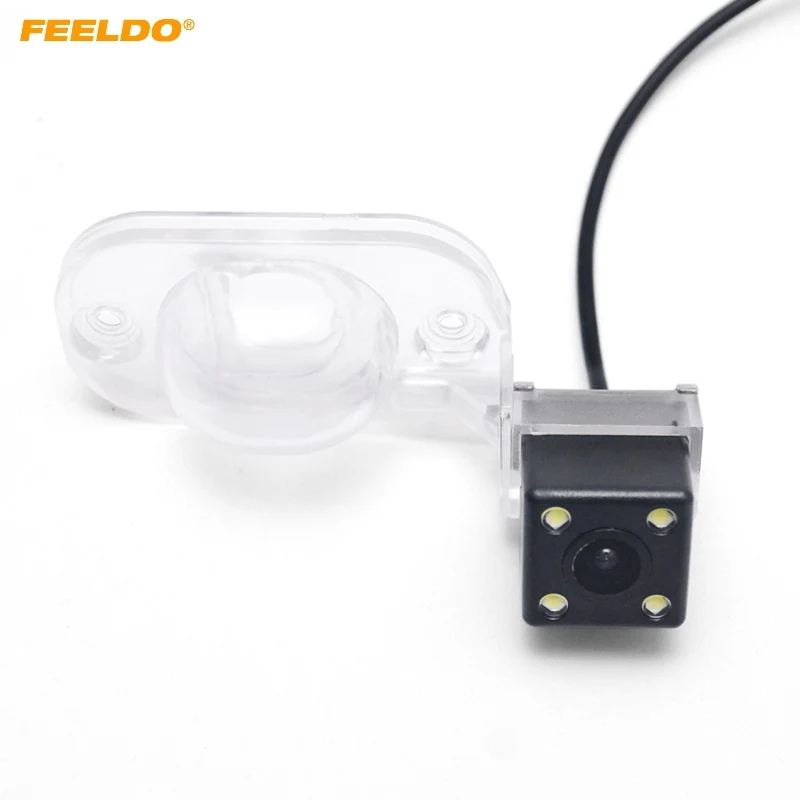 

FEELDO 1Set Special Car Backup Rear View Camera With LED Light For JAC REFINE Reverse Parking Camera #AM4026