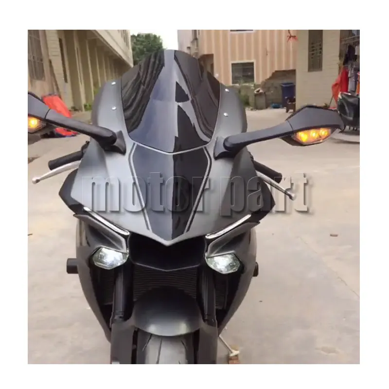오토바이 윈드 스크린 2015 2016 2017 2018 2019 YZF 1000 R1 R1M R1S YZF-R1 YZF-R1M 블랙 연기