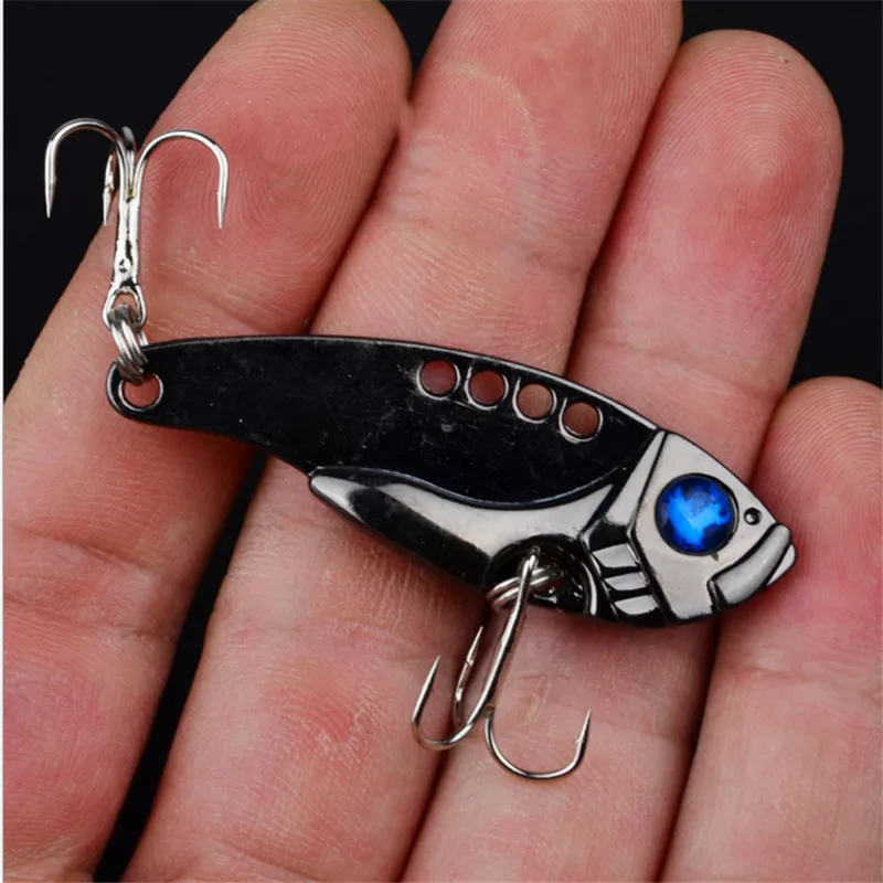 1Pcs Metal VIB Fishing Lure 11g 5cm Isca vivid Vibration Wobblers Bass Cicada Spinners Bait For All Top Water Fishing Tackle