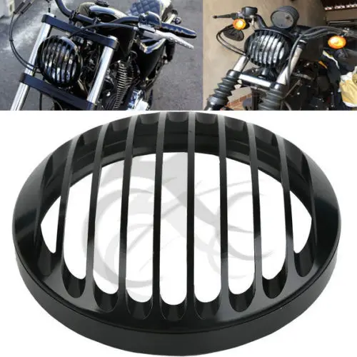 

Мотоциклетная решетка для фар с ЧПУ 5 3/4 дюйма для Harley Sportster XL 883 1200 2004-2014 2005