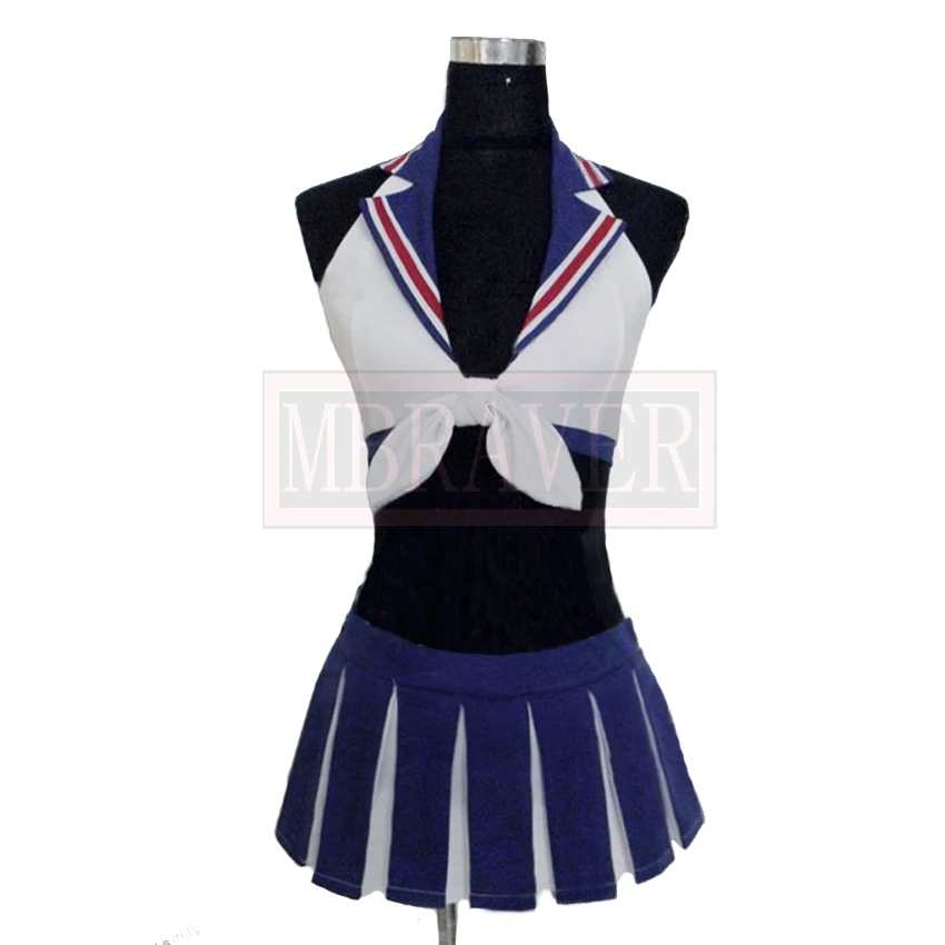 Super Sonico cheerleader Cosplay Costume Custom Made Free Shipping