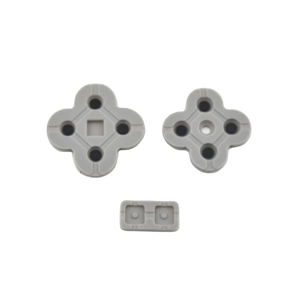 

100PCS a lot High quality Rubber Conductive Button A B D pad select start silicon key press buttons repair parts for NDSL