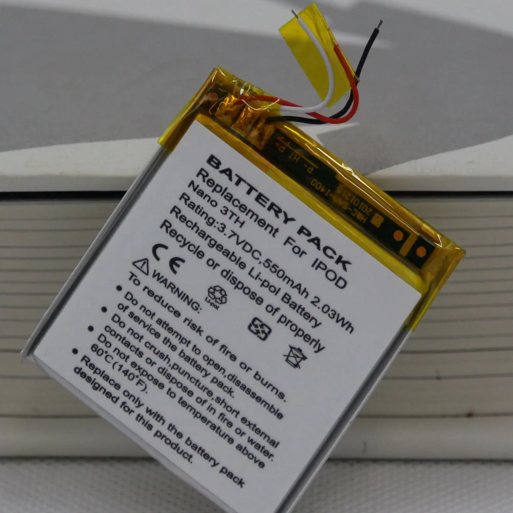 Nano Battery For Nano3 3.7V Li-ion Battery Replacement for iPod Nano 3 3rd Gen image 2