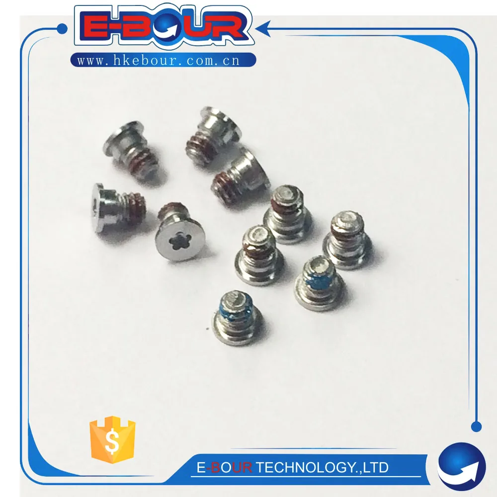 Caixa inferior D tampa parafusos conjunto, peças do caderno, AP A1398, A1425, A1502, 5 conjuntos por lote