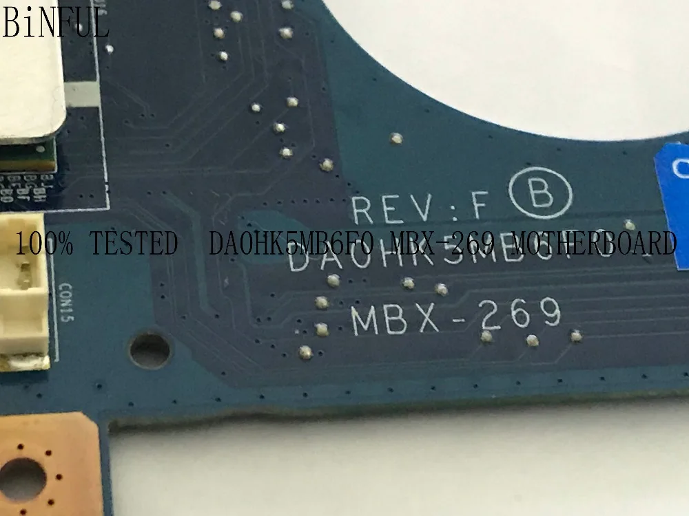 

STOCK DA0HK5MB6F0 MBX-269 FOR SONY SVE151 SERIES MAINBOARD 90 DAYS WARRANTY