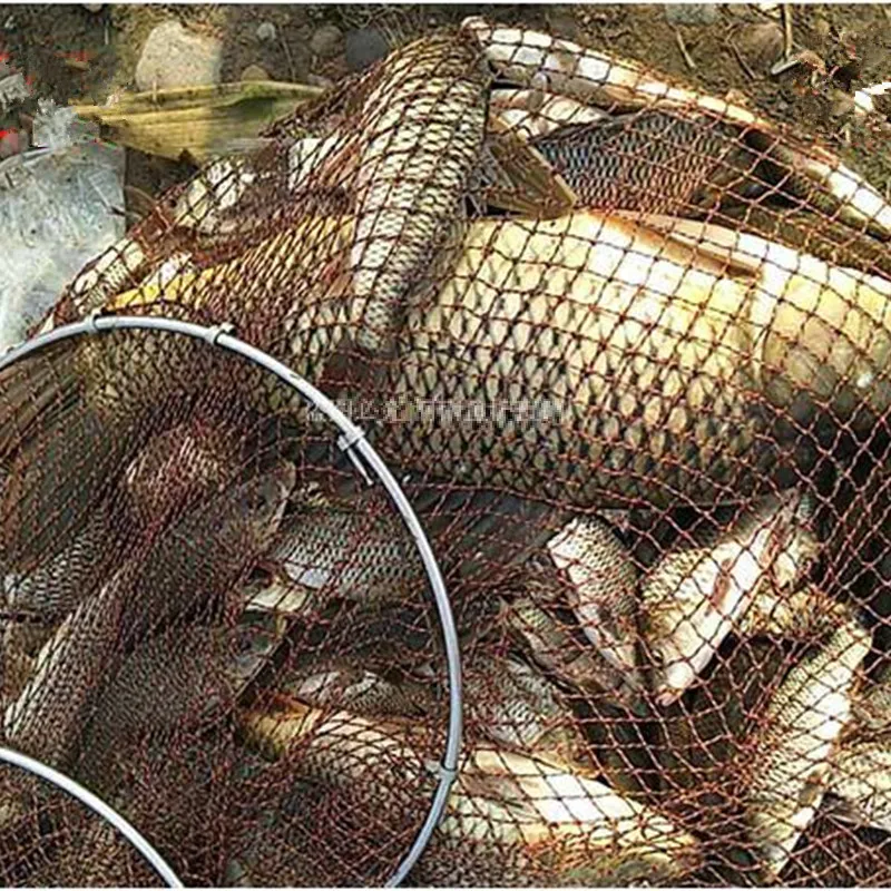 Długość 1.6m-5m wędkarska siatkowa torba produkt outdoorowy pesca nylonowa torba sieciowa herramientas i torba wędkarska fish baske narzędzie