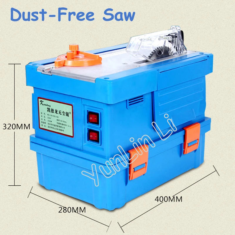 Dust-Free Woodworking Saw Solid Wood Flooring Installation Work Table Saws Multifunctional Vacuum Saw Table Saw KDL150