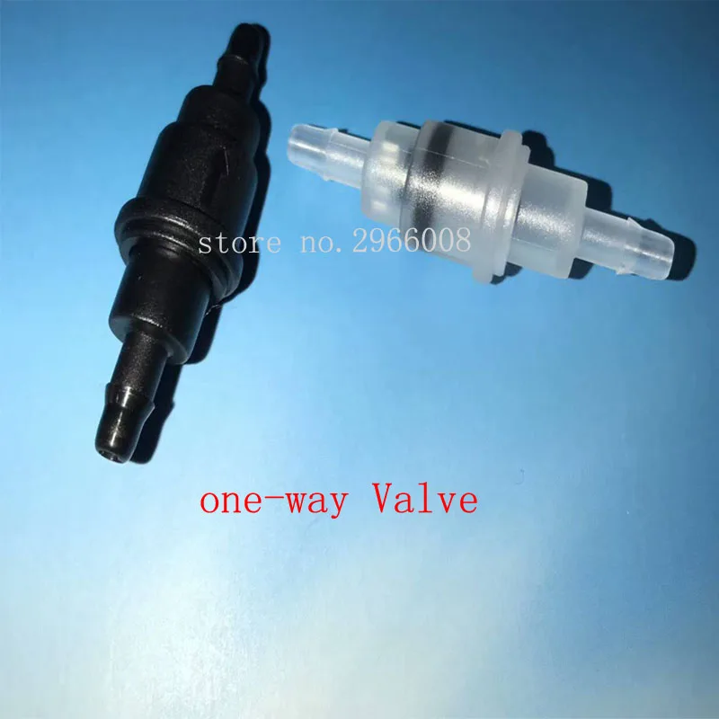 free shipping !10pcs one way valve printer ink control single line valve for uv solvent printer used for preventing ink backflow