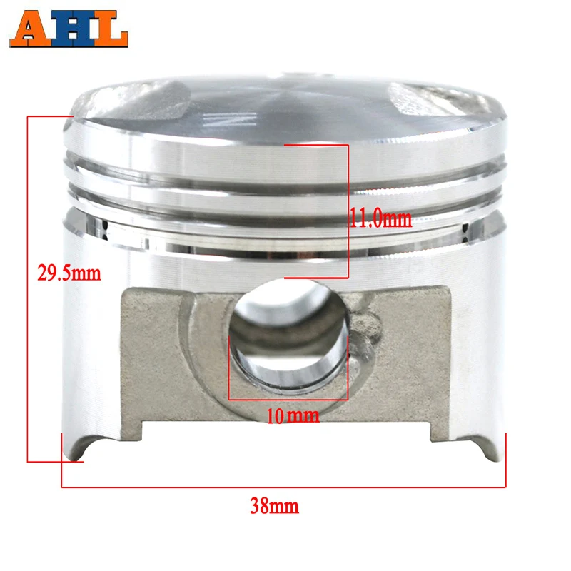 AHL Motorcycle Engine Parts STD ~+100 38mm~39mm Piston & Piston Ring Kit For Honda DIO 50 AF54 AF55 AF56 AF57 AF62 DIO50 Z4 50