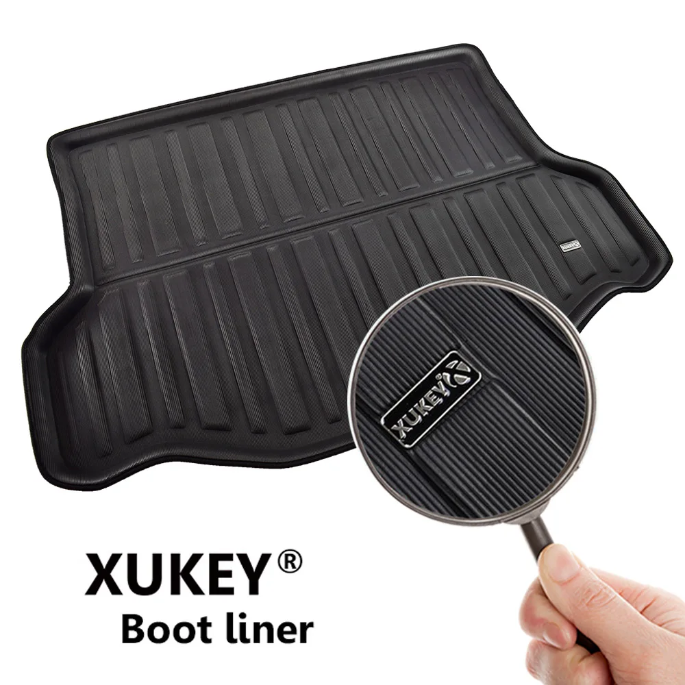 For Toyota RAV4 Boot Mat Rear Trunk Liner Cargo Floor Tray Carpet Mud Kick Protector 2013 2014 2015 2016 2017 2018 Accessories