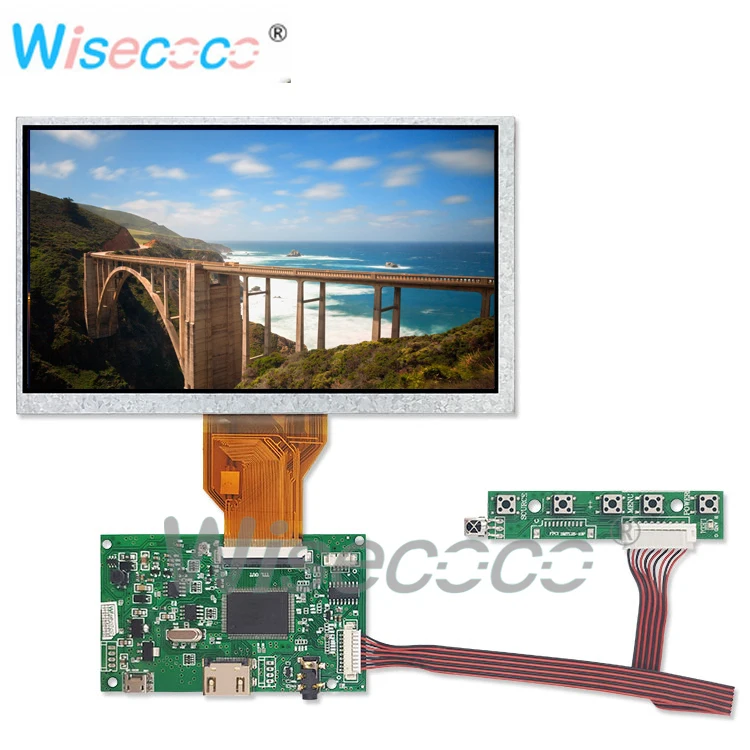

7.0 inch display resolution 800 × 480, control panel remote control can be used to replace the repair screen
