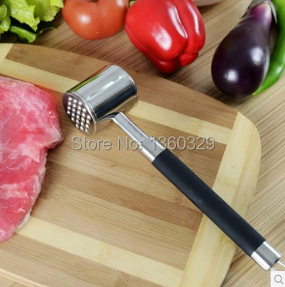 European Novelty Cooking Tools 304Stainless Steel Needle Meat Steak Tenderizer Two-sided Hammer  Kitchen Utensil Tools Accessory