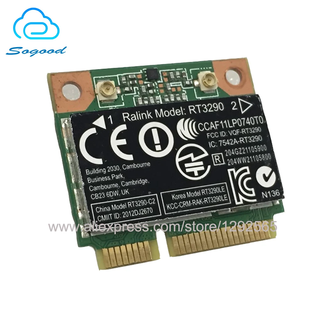 Wireless Card for Ralink RT3290 BT 3.0+150Mbps Mini PCI-E 2.4G 802.11b/g/n Network Card 689215-001 for HP Laptop SPS 690020-001