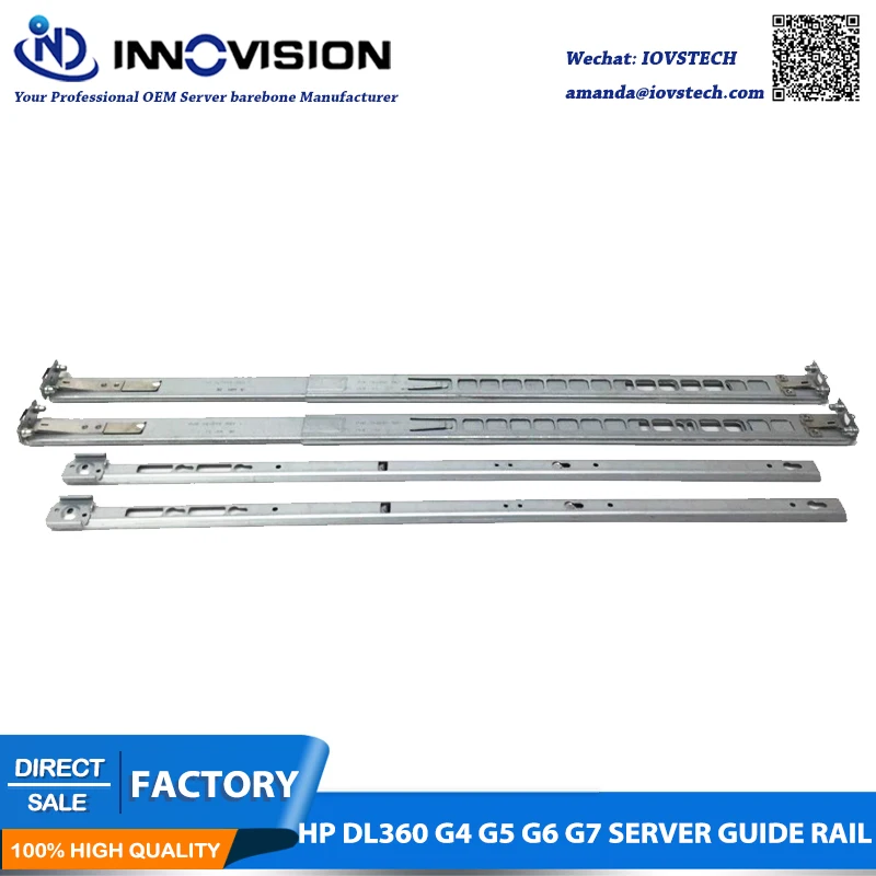 HP 1U Rail Kit DL360 G4 G5 G6 G7 Server Dynamic Guaid Rail