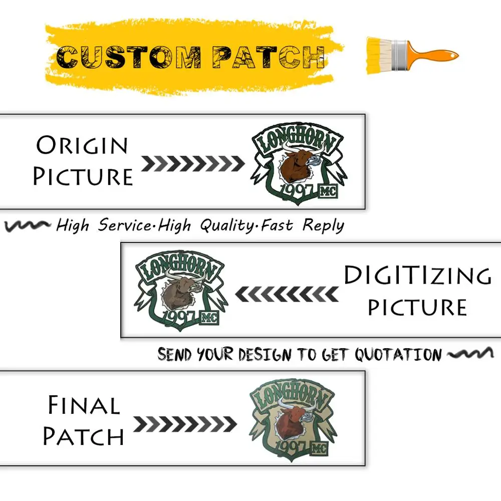 Indian Patch Embroidery Iron On Patches Motorcycle Jacket Biker Rock Punk Patch Stickers Apparel Accessories Badge Vest Custom