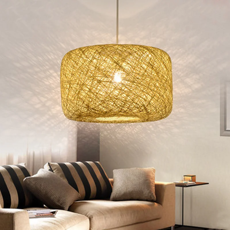 Chandelier creative personality simple braid lamp ball bedroom restaurant chandelier