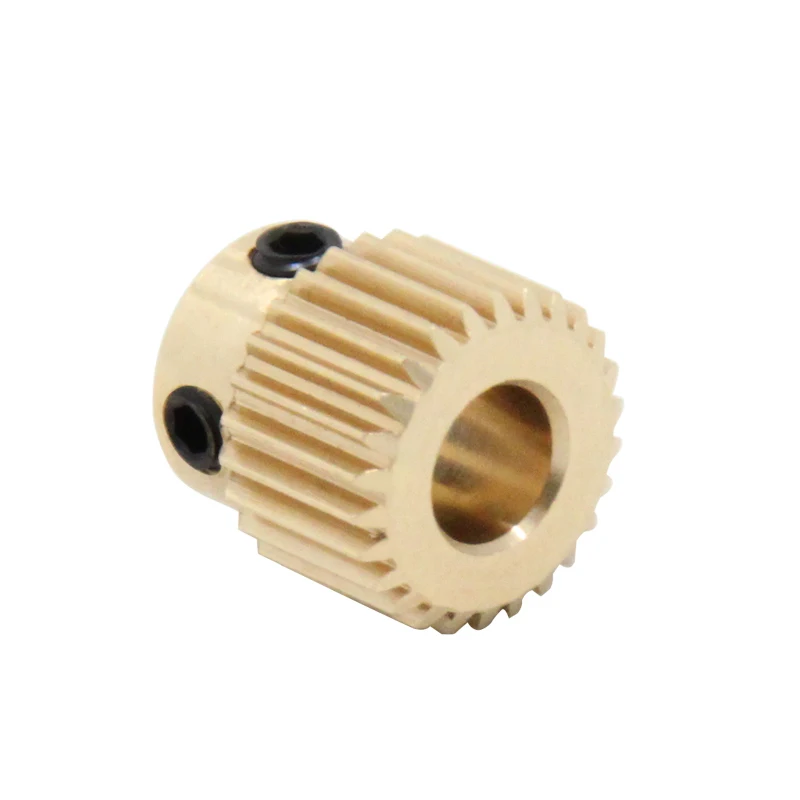 mk7 mk8 extruder gear 26 40 tooth teeth brass driver gear feeding wheel 3d printer parts