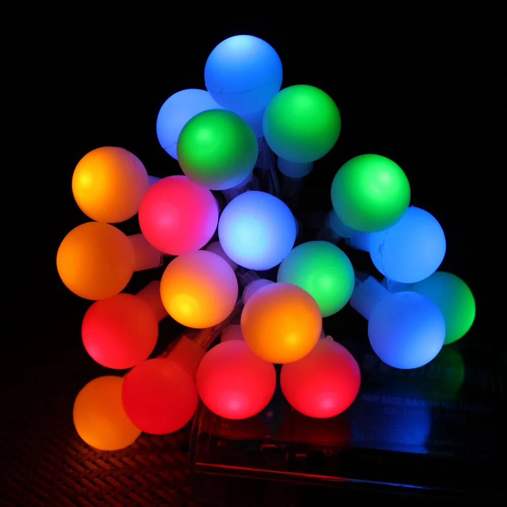 Imagem -03 - Usb Led String Lights para a Árvore de Natal Luzes de Bola Guirlanda Bateria Fada Natal Casamento Decoração do Partido 220v 2m 5m 10m