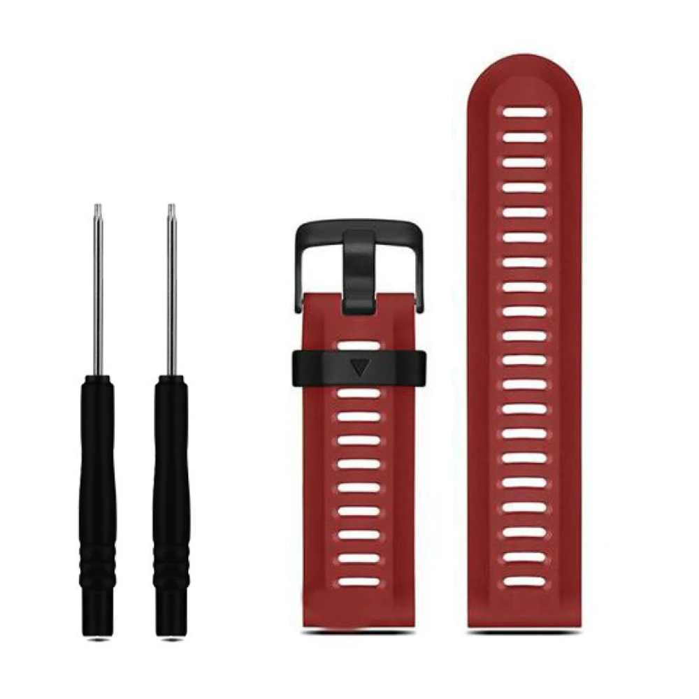 Colorful 26mm Width Outdoor Sport Silicone wrist Strap Watchband Replacement bracelte watch for Garmin Fenix 3 HR watch Band new